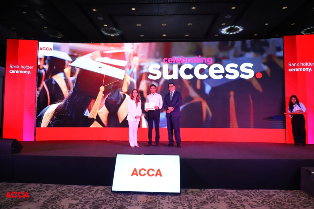 ACCA Rank Holder Ceremony &mdash; Award Presentation