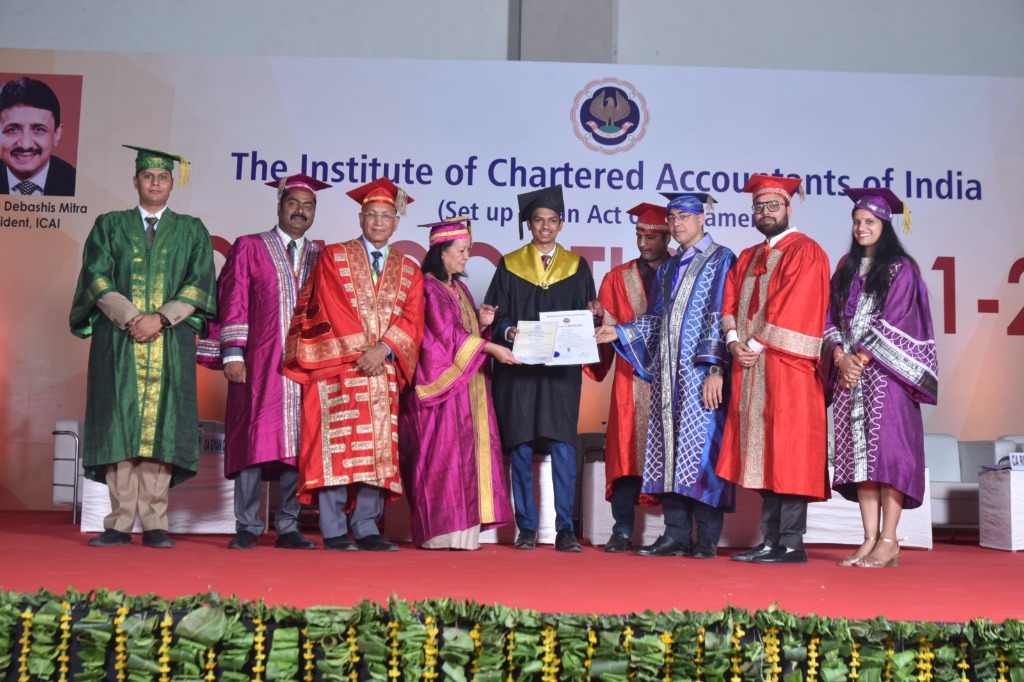 ICAI CA Convocation &mdash; Stage Group Photo